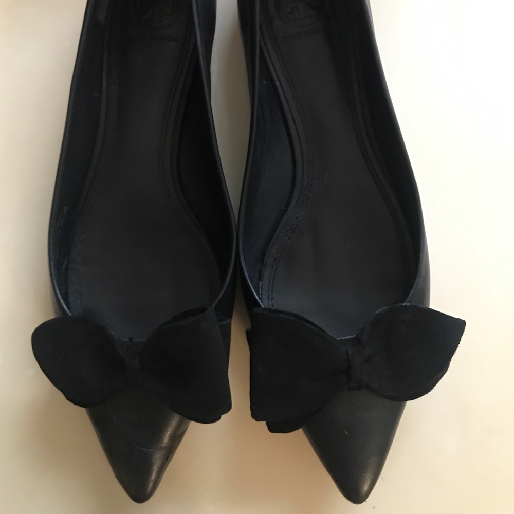 Tory Burch Rosalind Bow Pointy Toe Flat